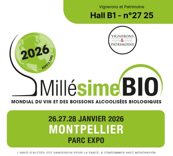 SALON MILLESIME BIO 26/01 au 28/01/2026